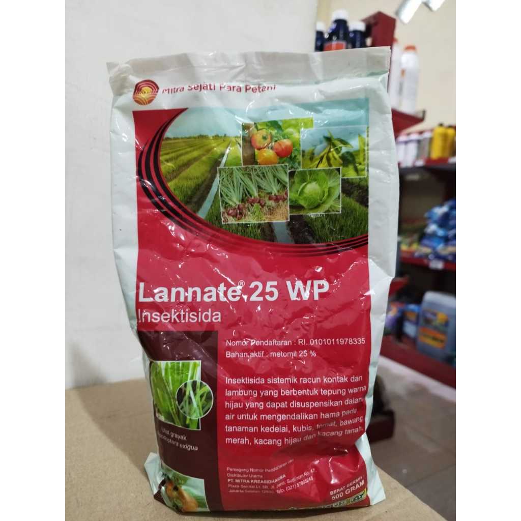 

LANNATE 25 WP 500Gr Insektisida