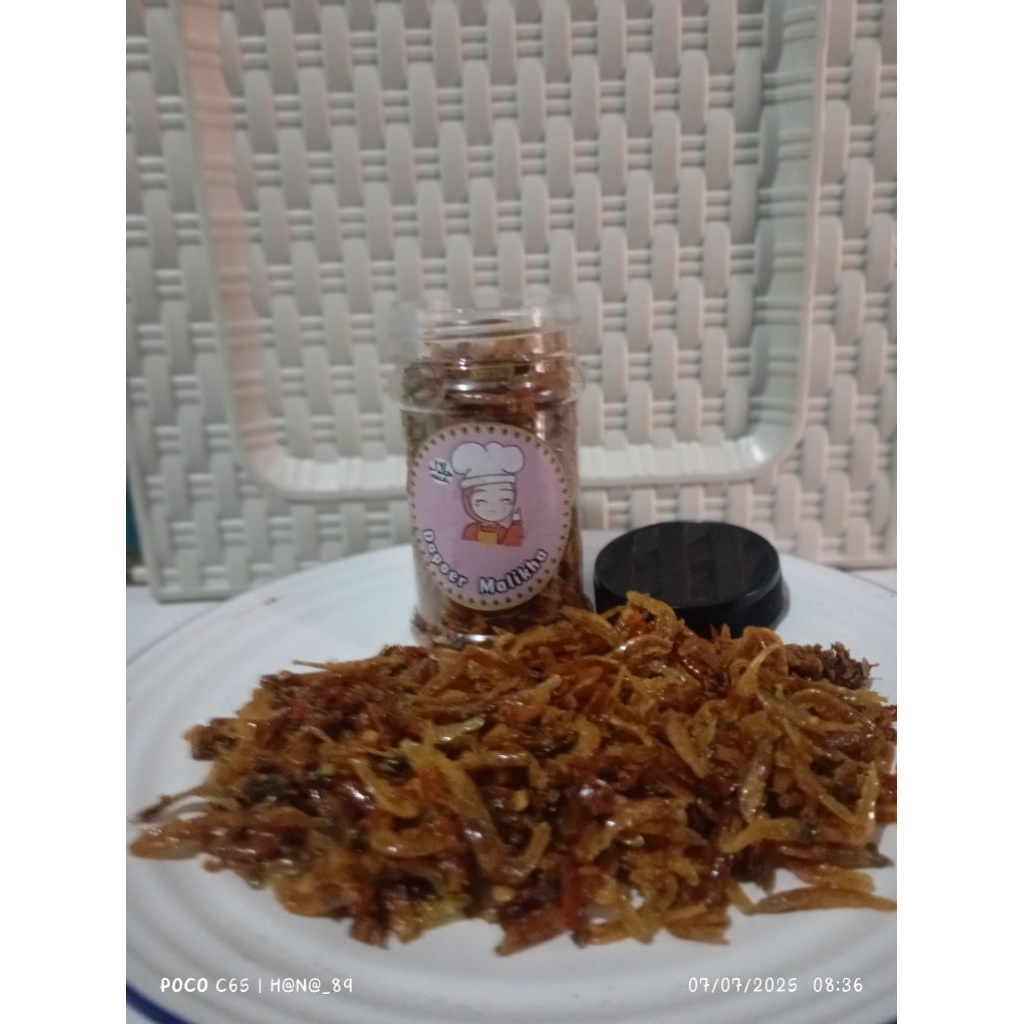

rebon krispi pedas gurih