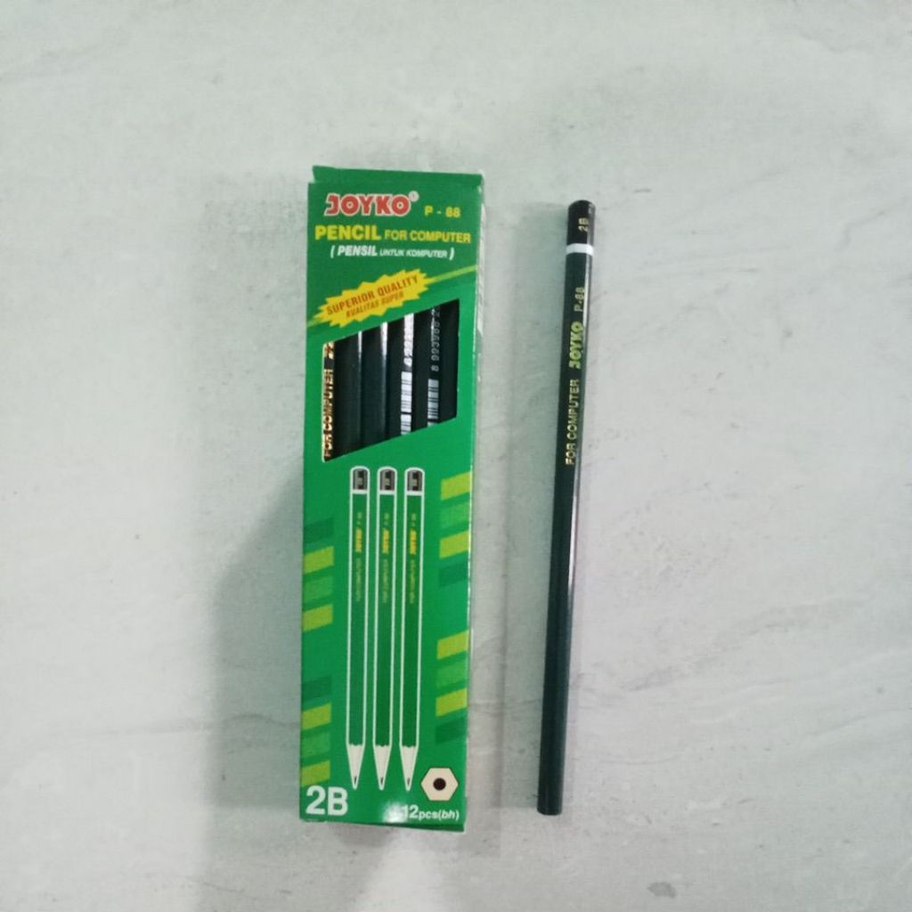 

Pensil Joyko 2B P-88 ( 1 pack isi 12)