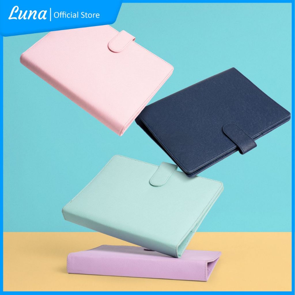 

Luna Binder Polos A5 Tosca 20 Ring Organizer Eksklusif Warna Pastel Cocok Untuk Kebutuhan Kuliah