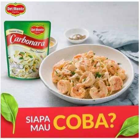 

Delmonte Saus Carbonara 180gr / Carbonara Cheese / Carbonara Keju / Carbonara Mushroom / Carbonara Jamur