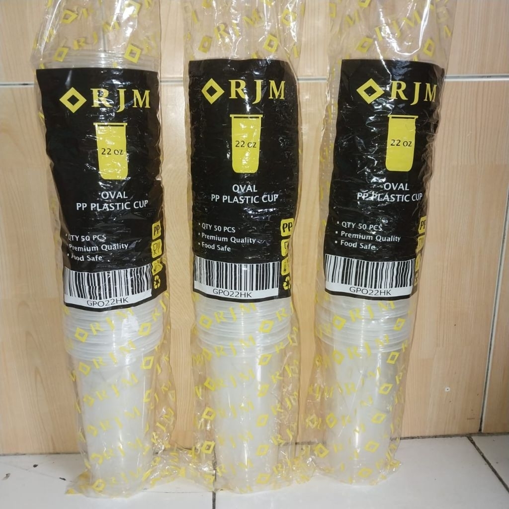 Cup Oval RJM 22oz / Cup Oval 22oz 50pcs