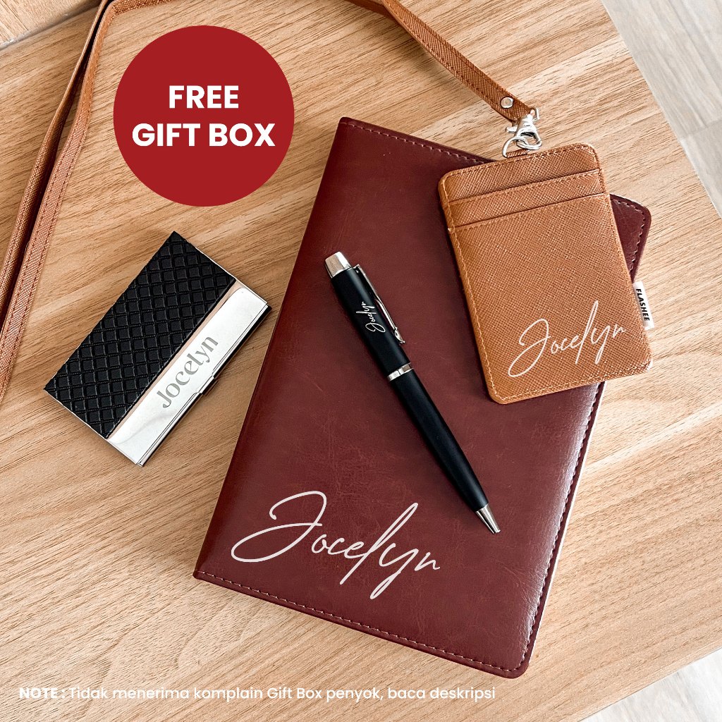 

Kado Ulang Tahun Notebook Custom Pen Lanyard Hadiah Ultah Custom Gift Hampers Wisuda Pacar Cewe Cowo