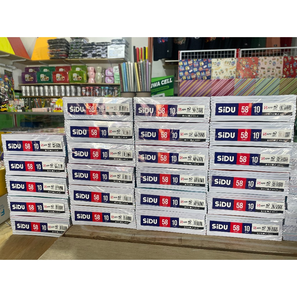 

(10pc) BUKU TULIS SIDU 58 LBR / BUKU SEKOLAH ANAK SINAR DUNIA