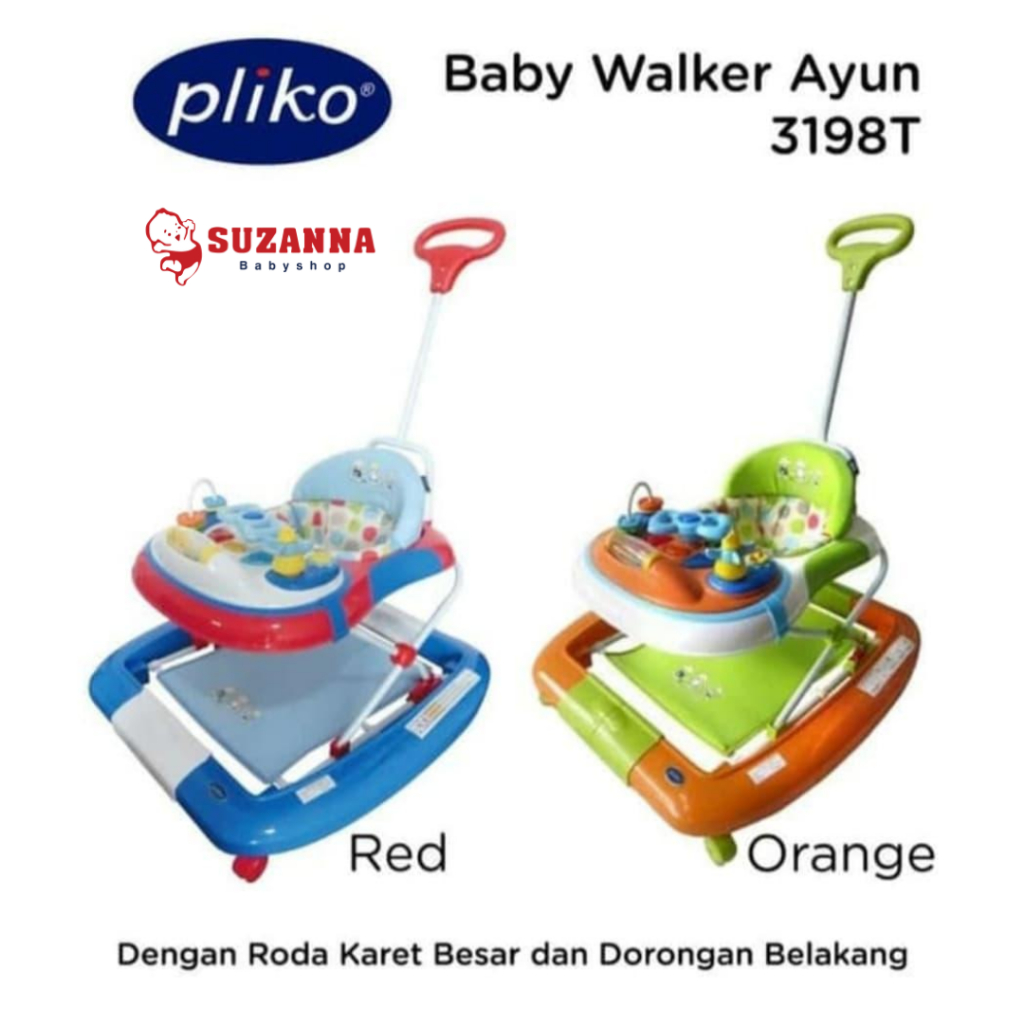 Pliko 3198T Baby Walker - Alat Bantu Jalan Bayi