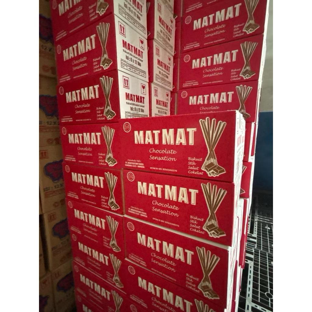 

SNACK COKELAT - MAT MAT STICK CHOCOLATE SENSATION 1 DUS ISI 72 PCS