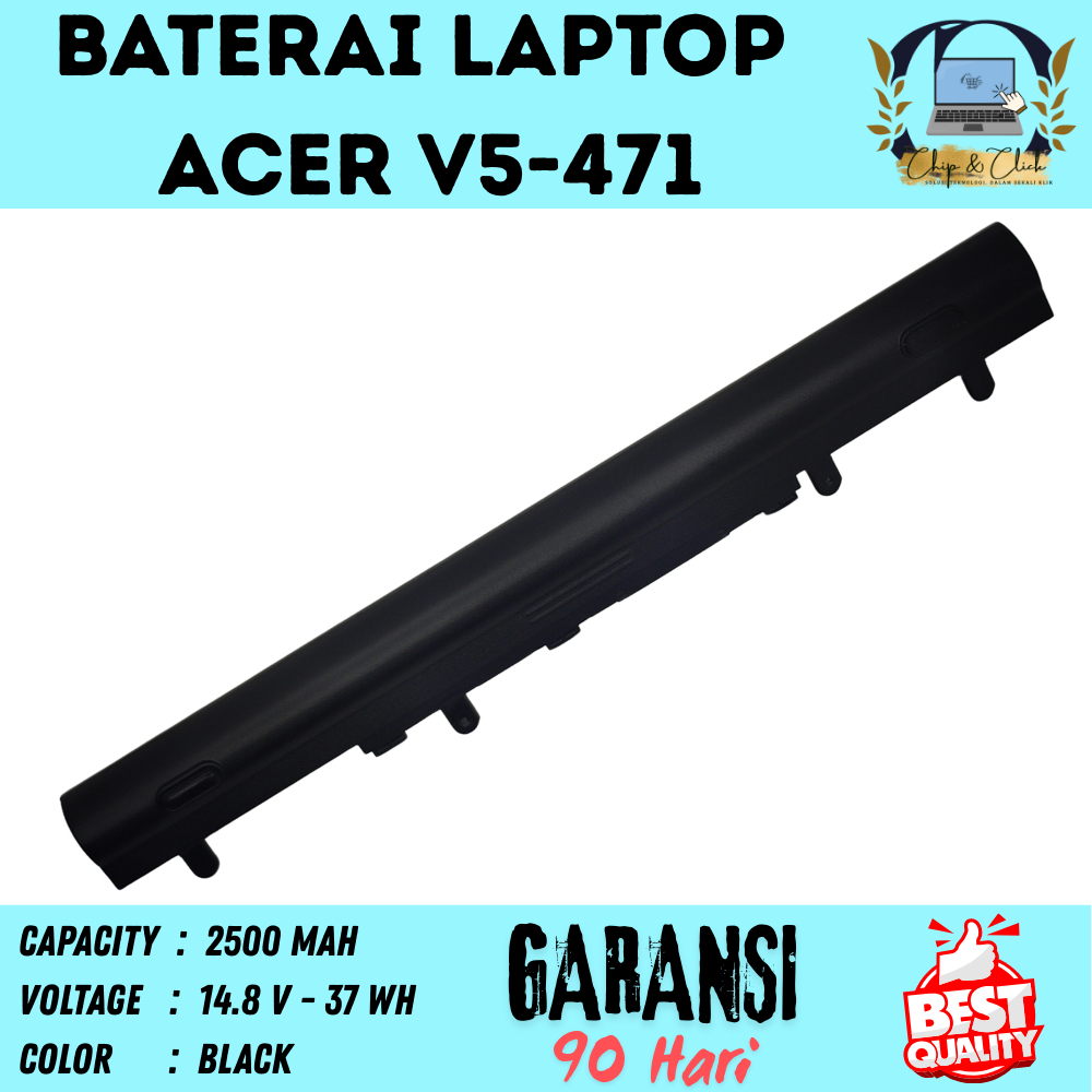 V5-471 Baterai Acer Aspire V5-471 E1-410G E1-422 E1-430 E1-430P E1-432 BERGARANSI