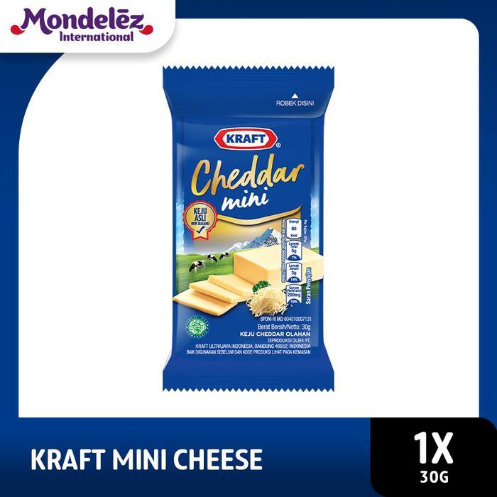 

[oddsolshop] pekanbaru/Kraft Cheddar Mini Cheese 30GR Keju Cedar Bahan Kue Baking Mix