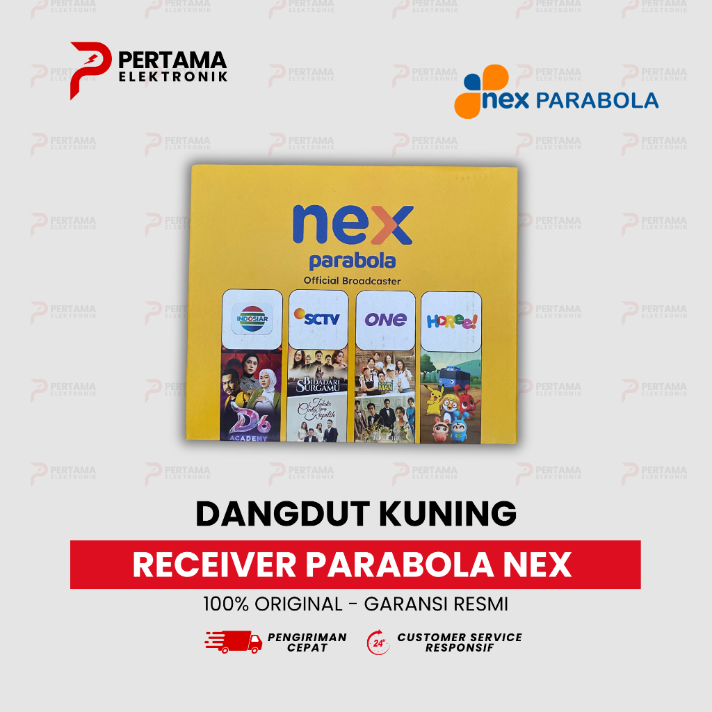 Receiver Parabola Digital Nex Dangdut Kuning