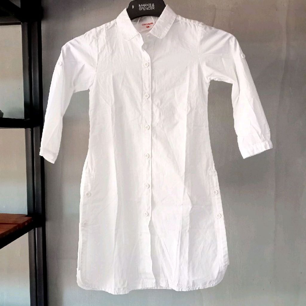 Cool Girl Dress Tunik Krah Anak Perempuan