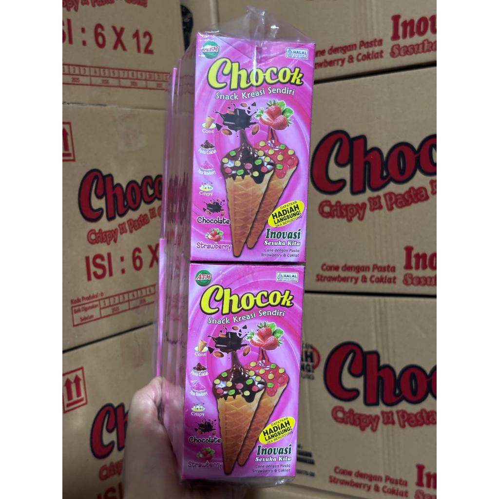 

CONE SNACK - CHOCOK SNACK CONE & PASTA 1 BOX 72 PCS
