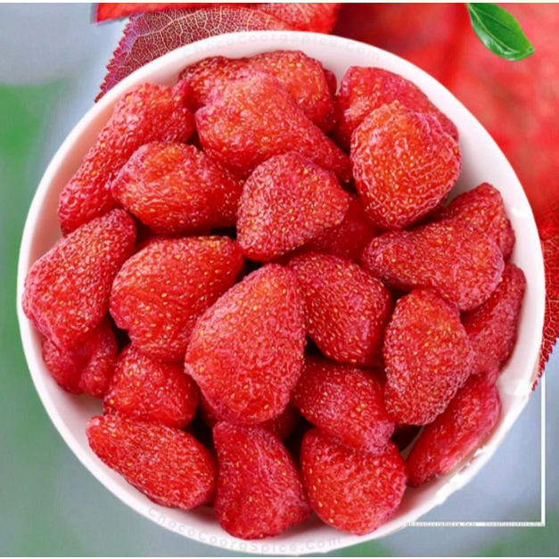 

500 GR Dried Strawberry - Dessert - Buah Kering Stroberi - Makanan Penutup - Camilan Sehat