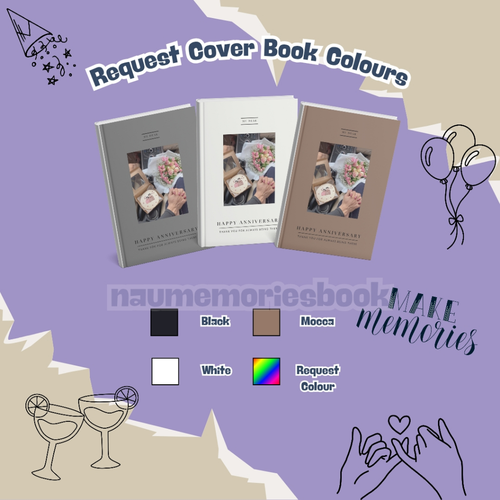 Memories Book Tema Anniversary Hampers Kado Custom | Gift Anniversary