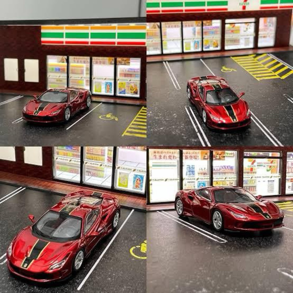 XF - Ferrari F8 Tributo Red With Dragon