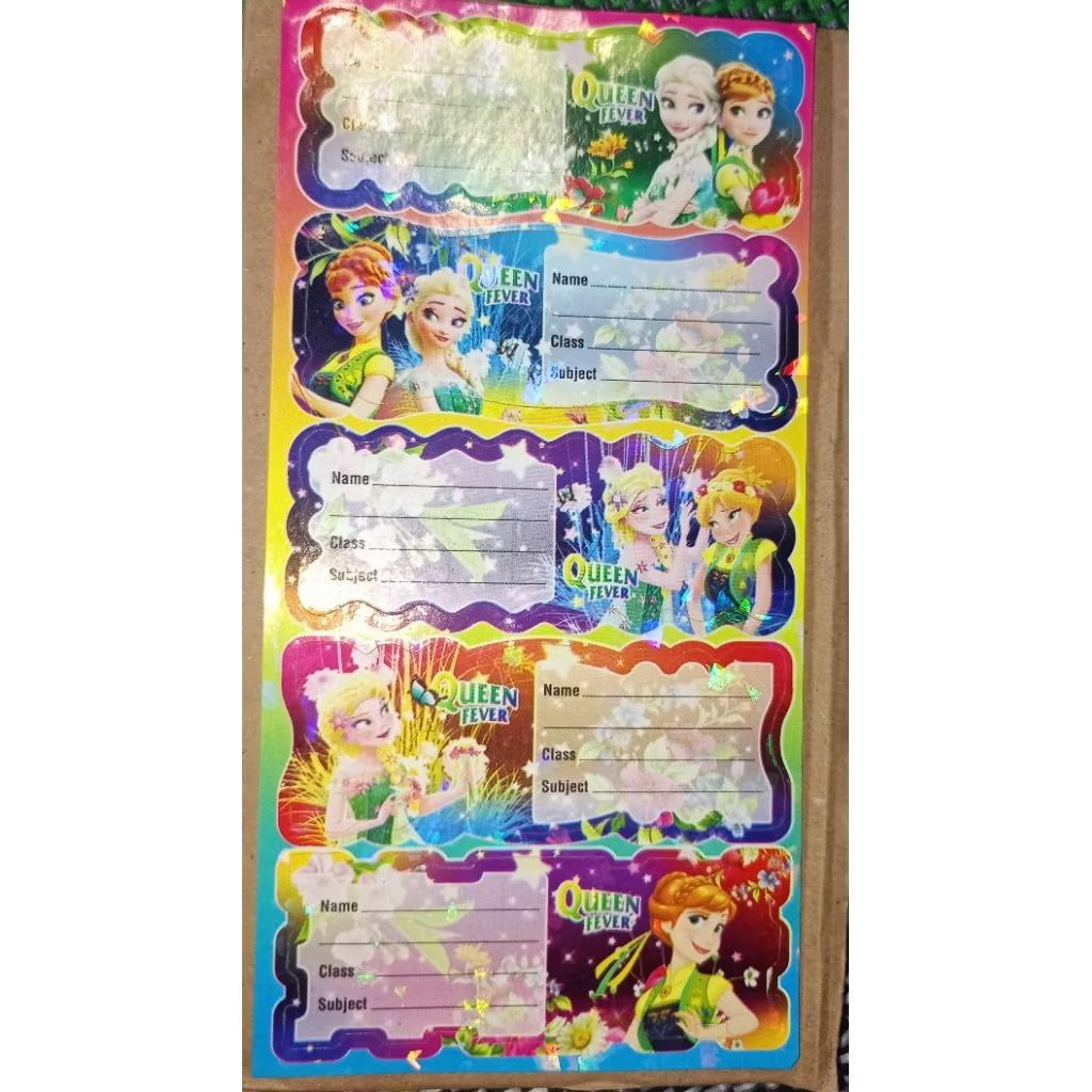 

Stiker label nama 1 lembar isi 5