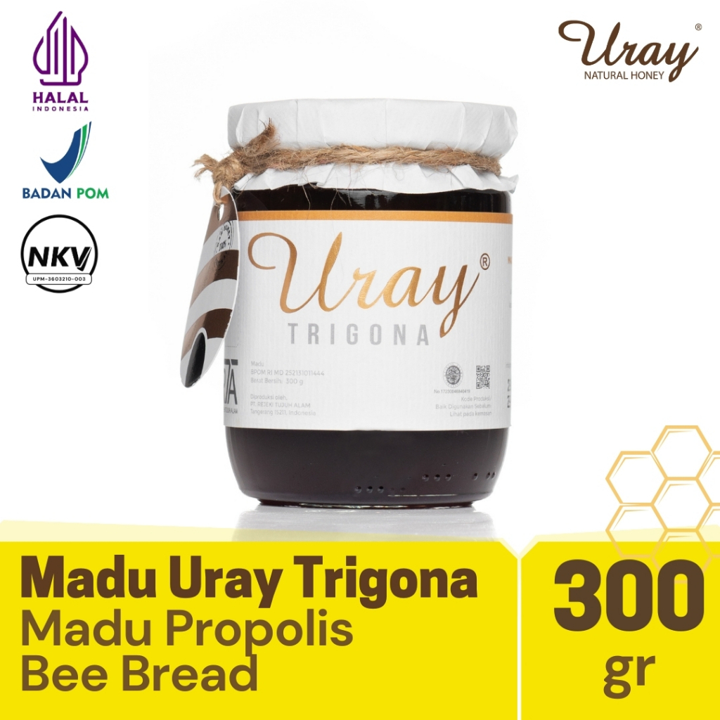 

[oddsolshop] pekanbaru/Uray Trigona Madu Propolis 300GR Honey Bee Bread