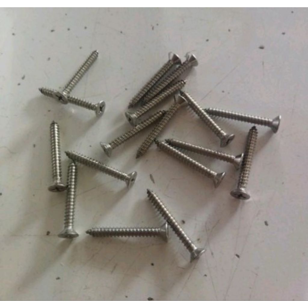 Skrup fab / tapping fab stainless, m8x5/8, isi 50pc