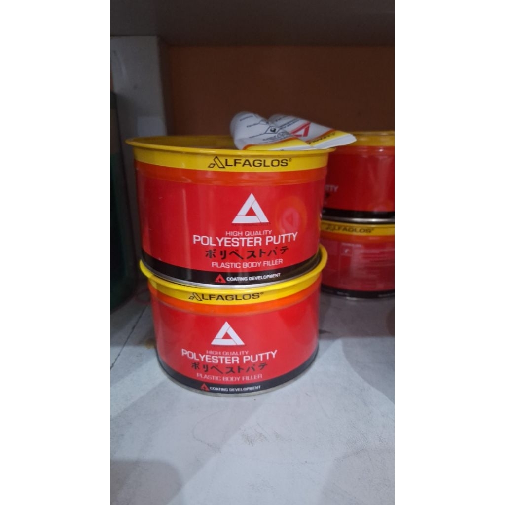 Dempul besi, dempul plastik, dempul kayu 890 gram AlfaGlos ALF putty