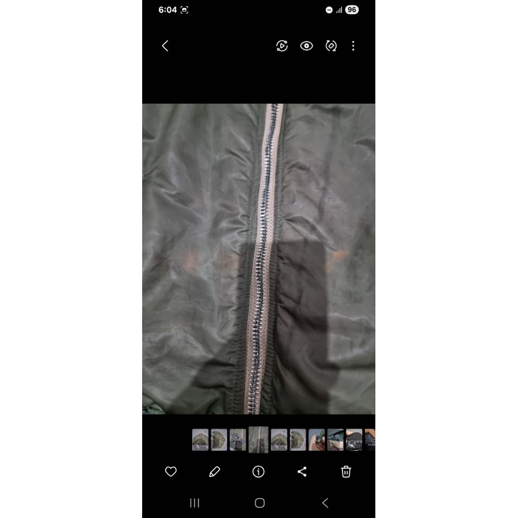 jaket bomber ma1 concord by alpha industries vintage