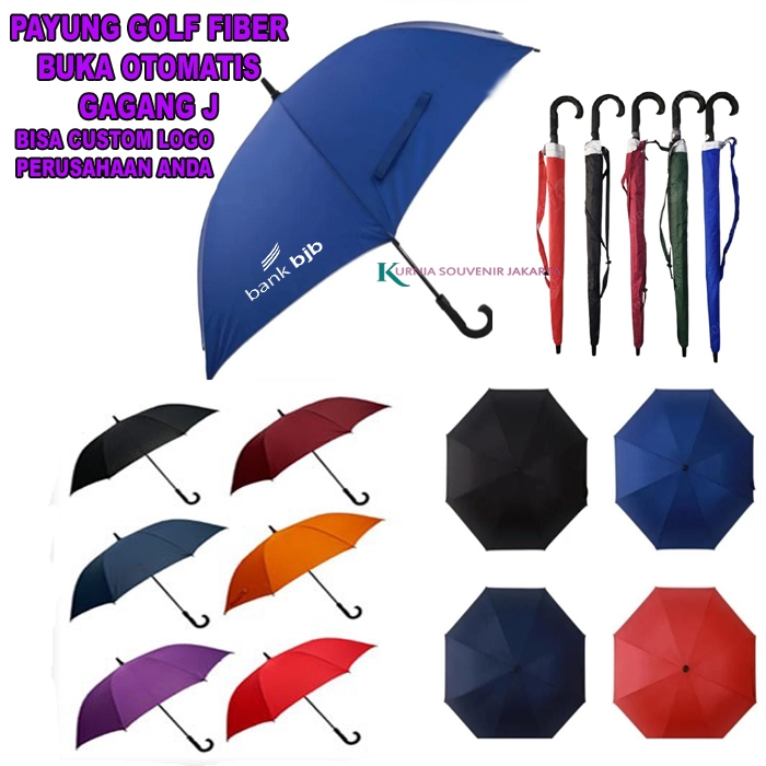Payung Golf-Payung Golf Fiber-Payung Golf Gagang J-Payung Golf Fiber Gagang J-payung Jumbo-Payung Go