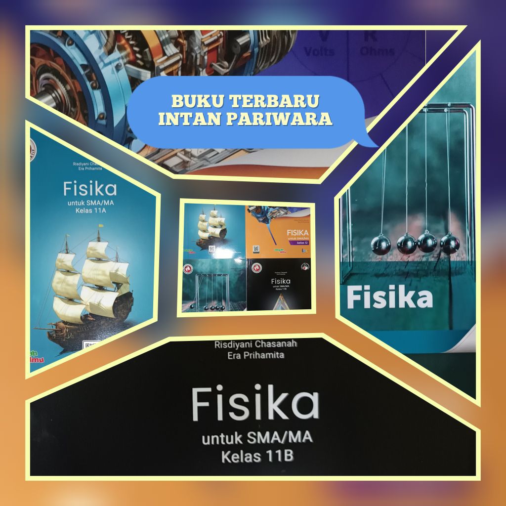 Buku lks/pr Fisika kelas 10,11& 12 tahun  2023/2024/2025 Intan pariwara