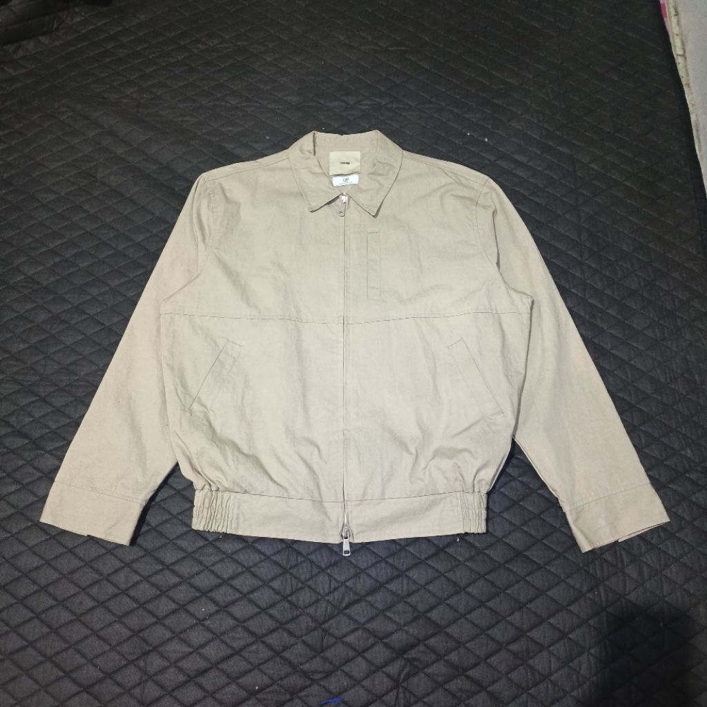 (second) Work jacket double zipper