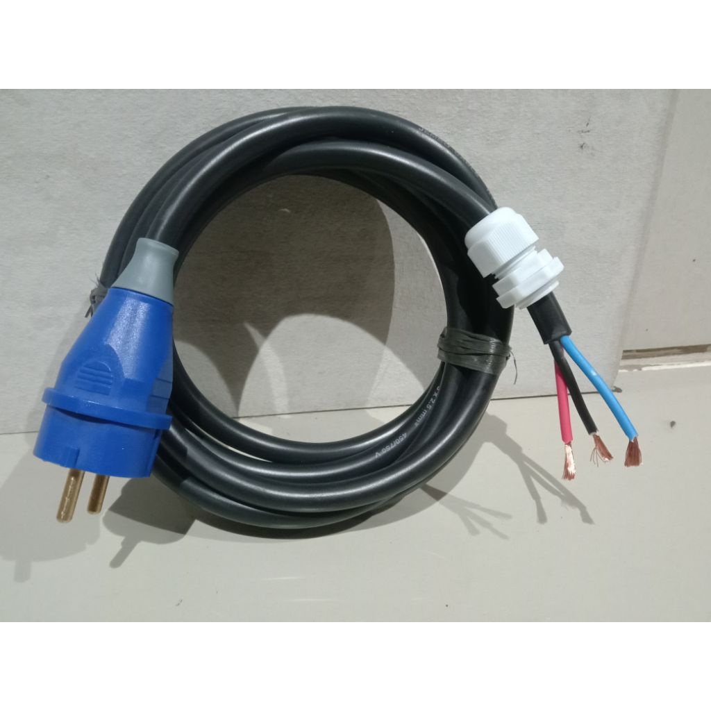 Kabel AC power amplifier built up 3x2.5 merk jembo NYYHY(450/750v) serabut..panjang 1.5 meter