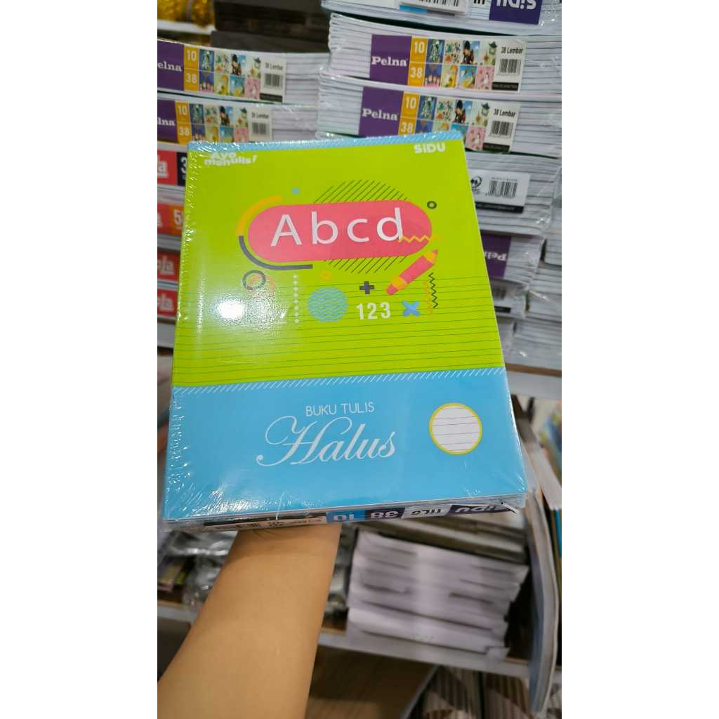 

Buku Tulis SIDU 38 LEMBAR (10 PCS)/Buku Sekolah