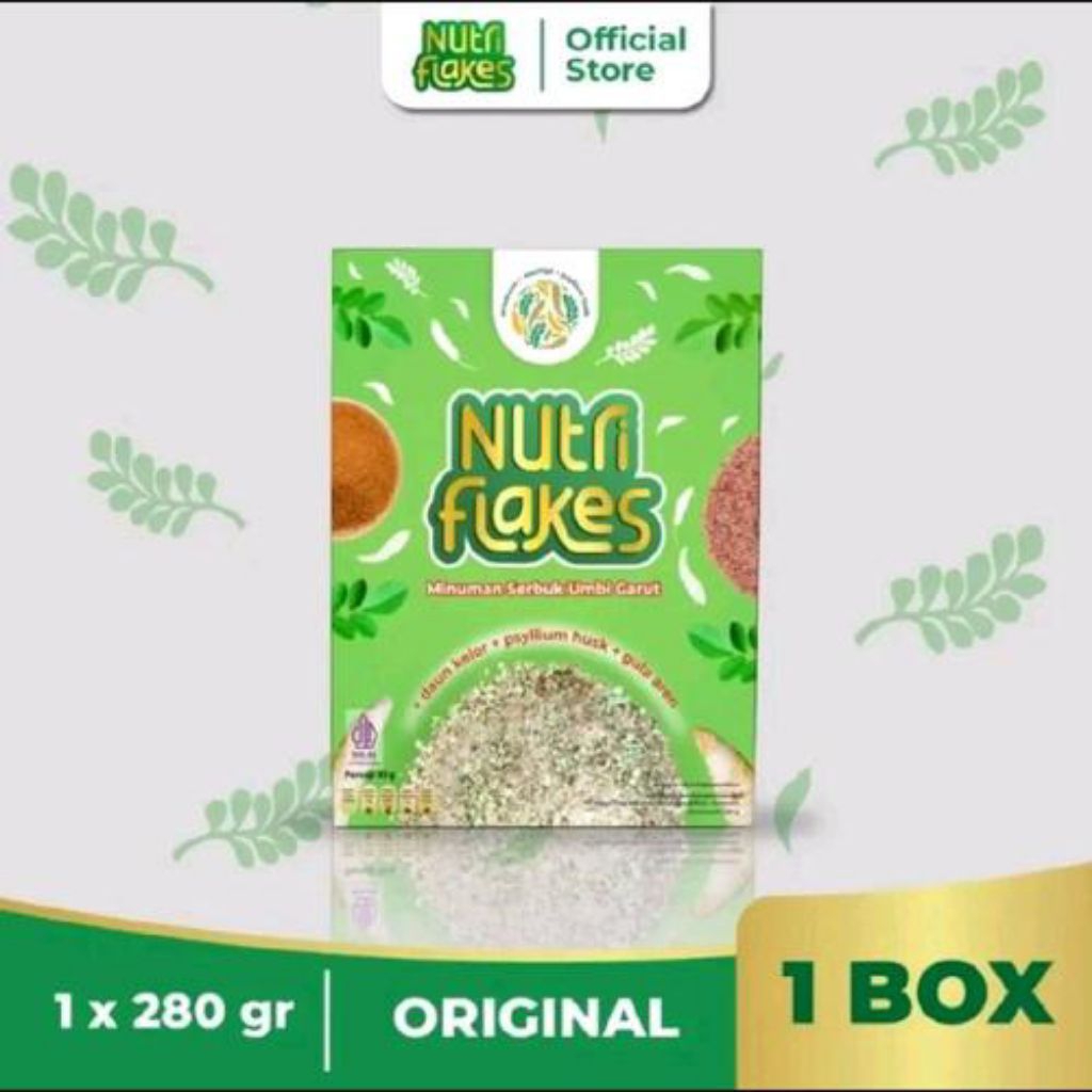 

Nutriflakes Sereal Umbi Garut Original Ampuh Atasi Asam Lambung Maag Gerd