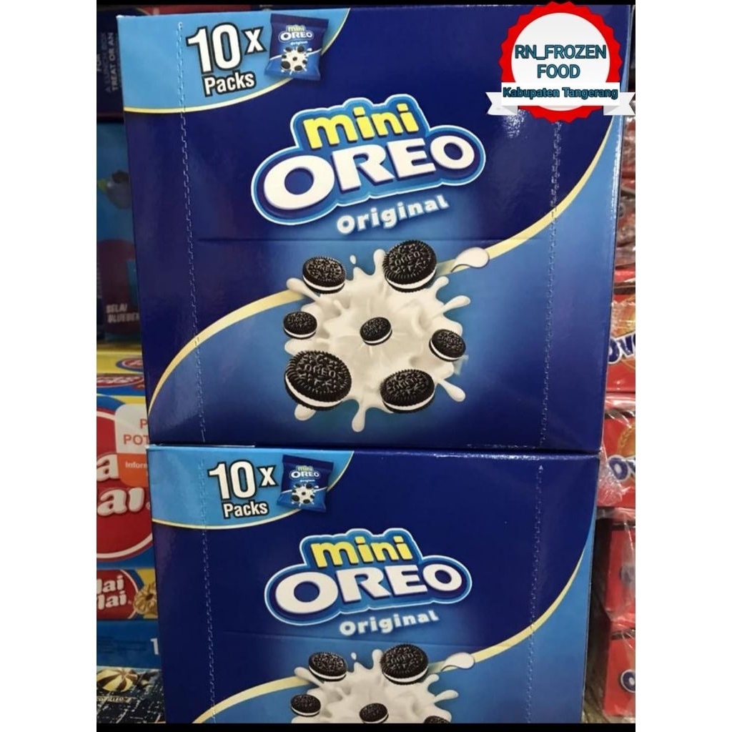 

OREO MINI ORIGINAL KEMASAN 1 BOX ISI 10 PCS