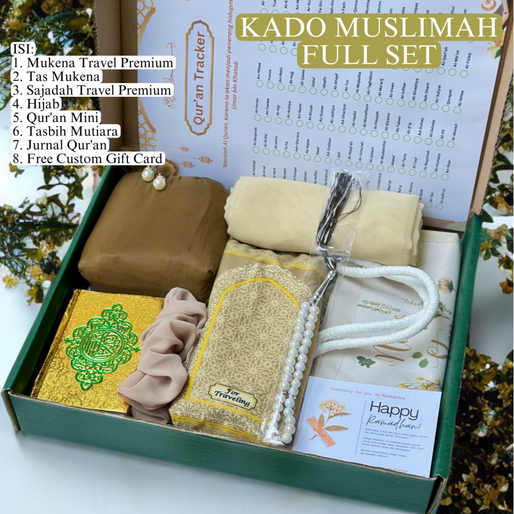 Kado Ulang Tahun Cewek Hampers Cewek Mukena Kado graduation Wisuda Kado Islami Anak Perempuan Gift b