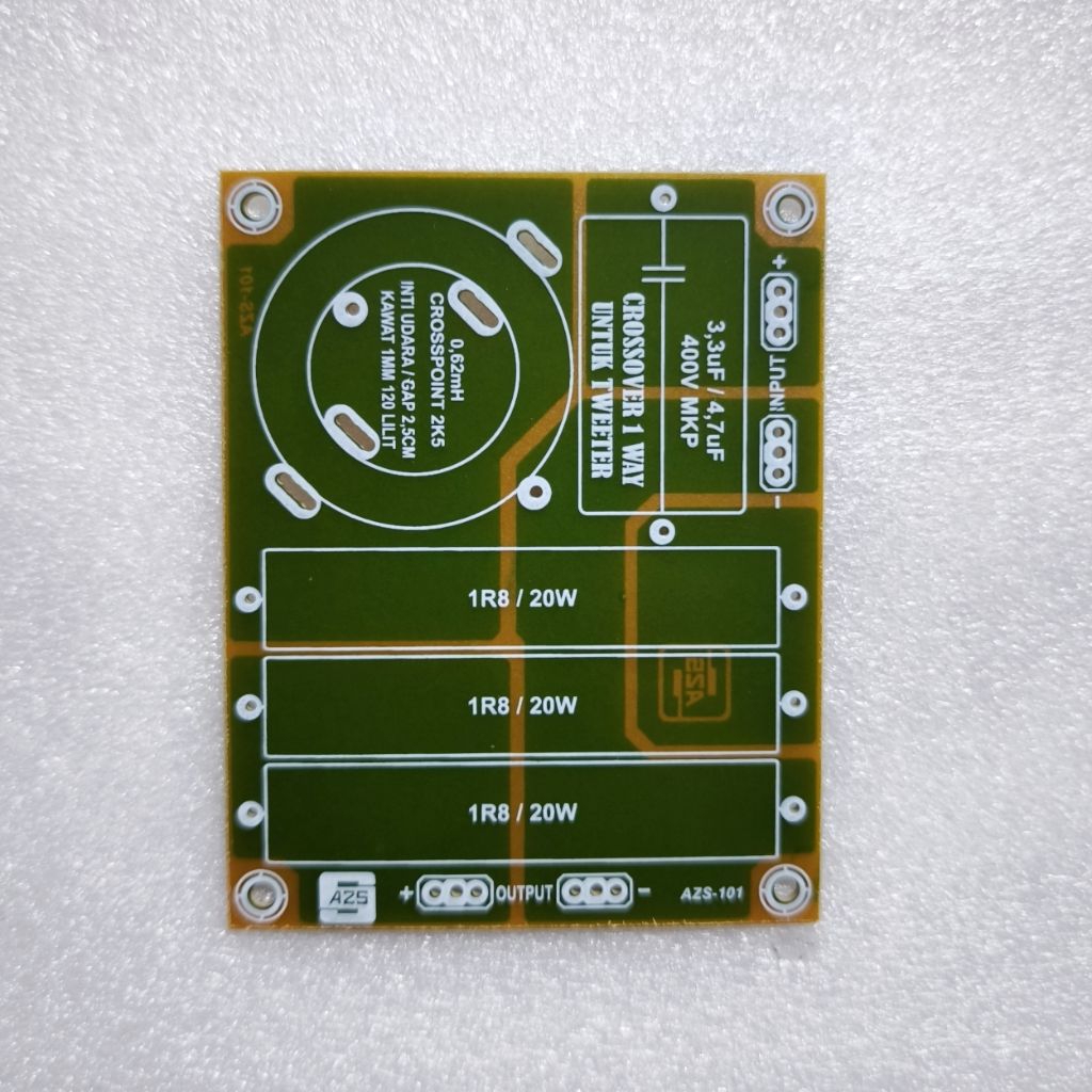 PCB Crossover Pasif 1 Way Crossover Twetter