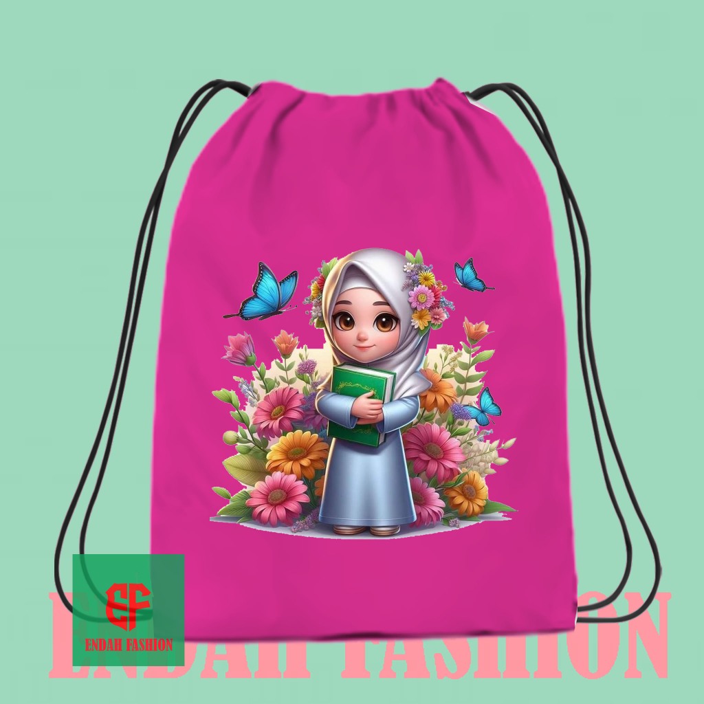 TAS SERUT ANAK TAS SEKOLAH SD TK TAS MENGAJI GAMBAR MENGAJI
