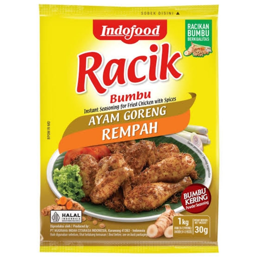 

Indofood Racik Ayam Goreng Rempah 30 GR