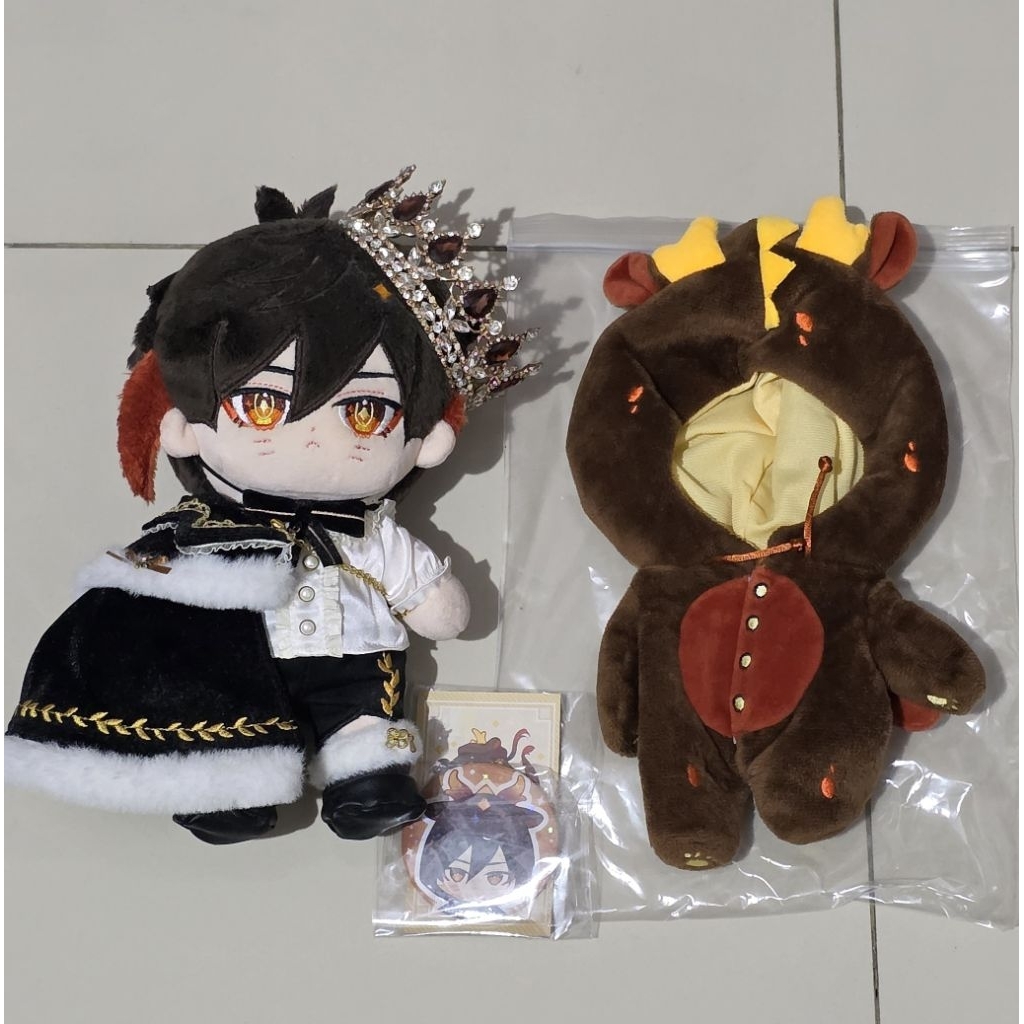 [READY] Zhongli Omodoki 20cm Doll Plush Fullset | Genshin Impact