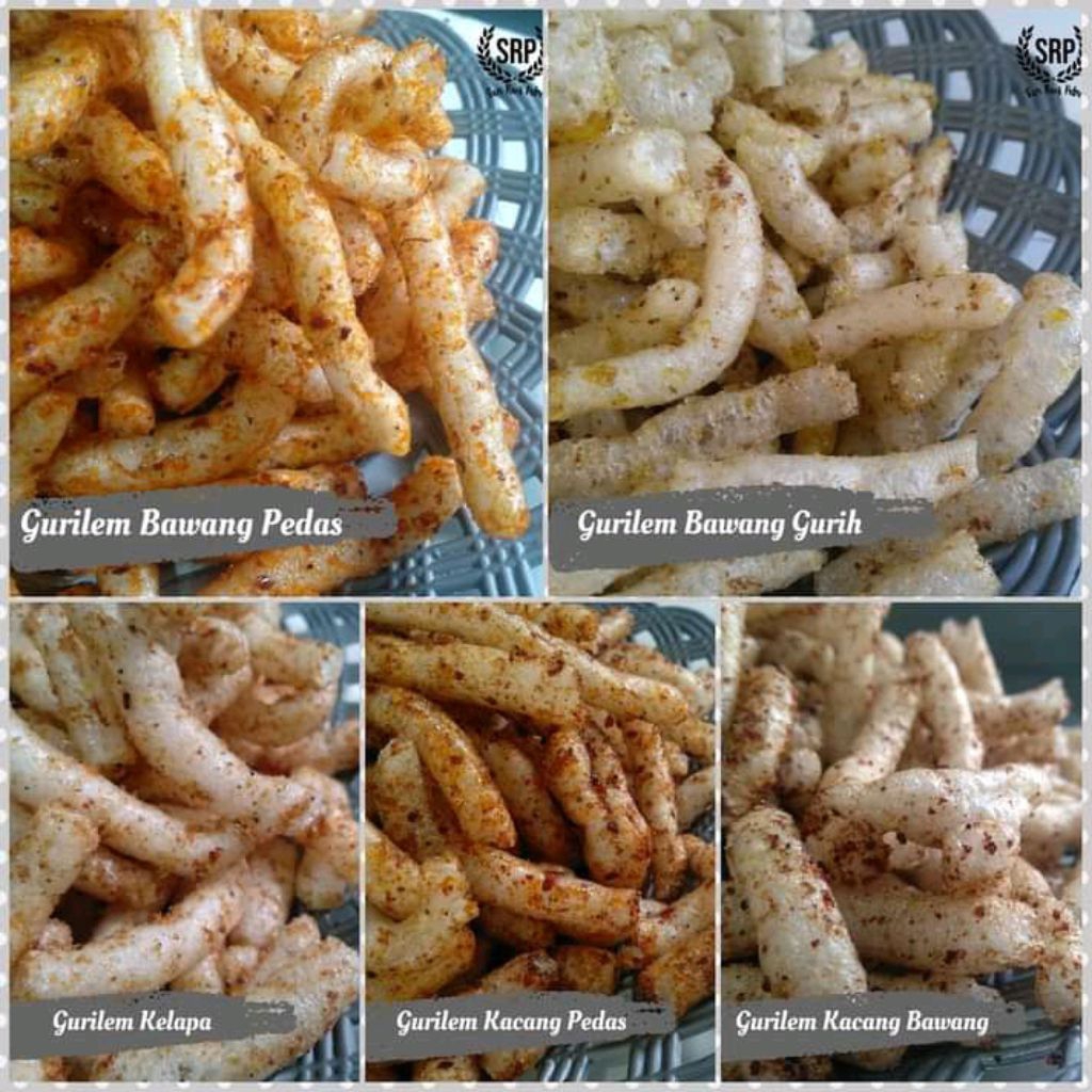 

krupuk bandung, krupuk rasa bawang, krupuk pedas