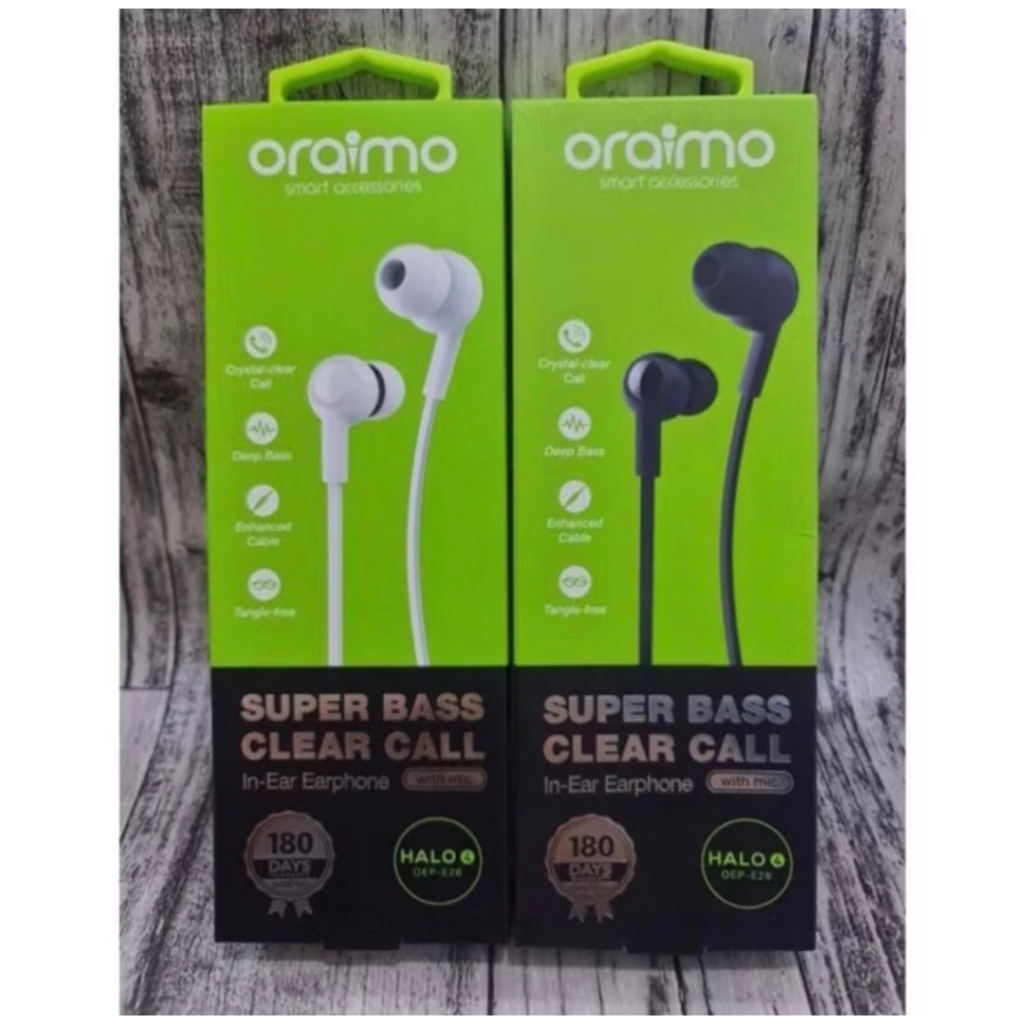 Earphone Oraimo OEP-E26 Hallo 4 Super Bass Clear Call