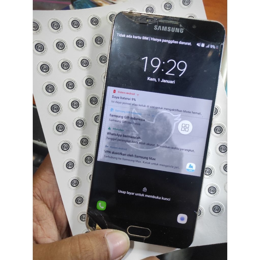 MESIN SAMSUNG A7 2016 NORMAL