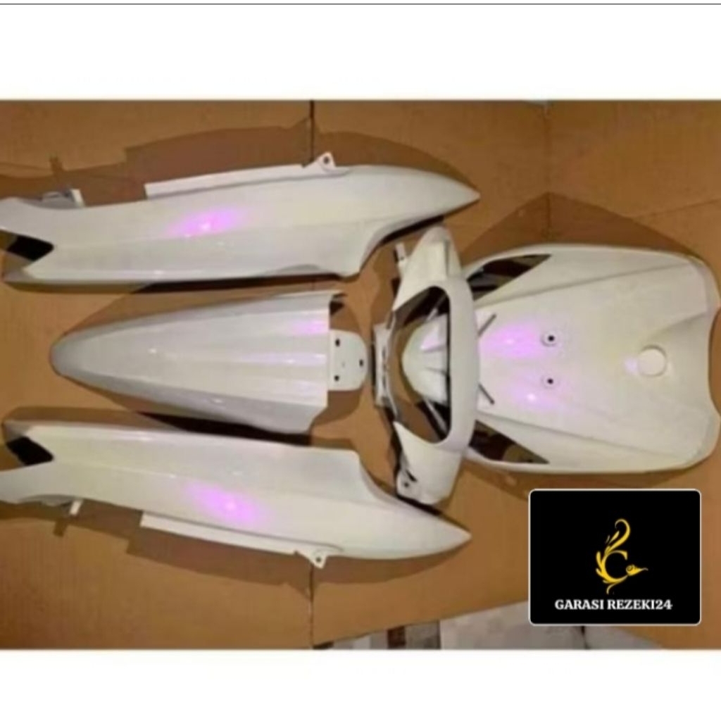 ECER/SATUAN BODY HALUS MIO SPORTY MIO LAMA PUTIH LEMBAYUNG MUTIARA VIOLET