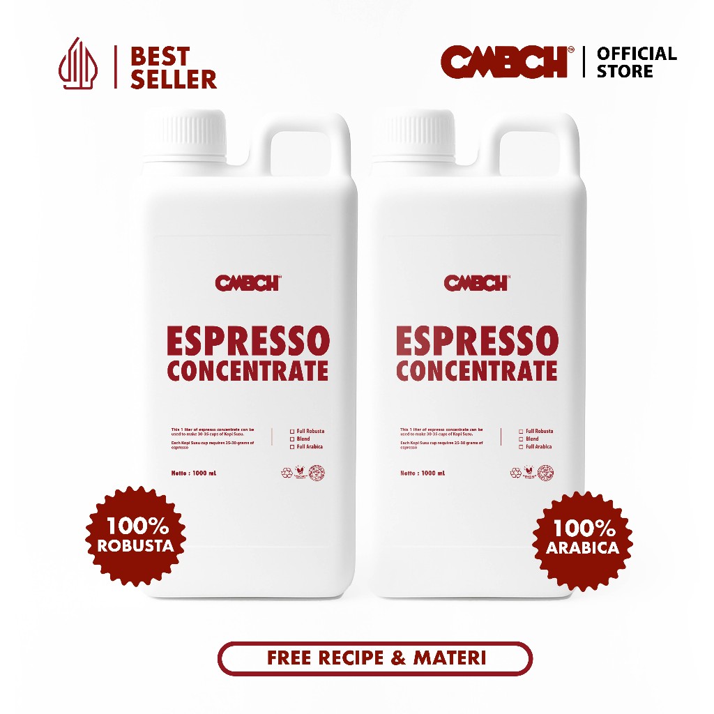 

CMBCH Bundling kantor Espresso Cair Robusta Arabica 1 liter