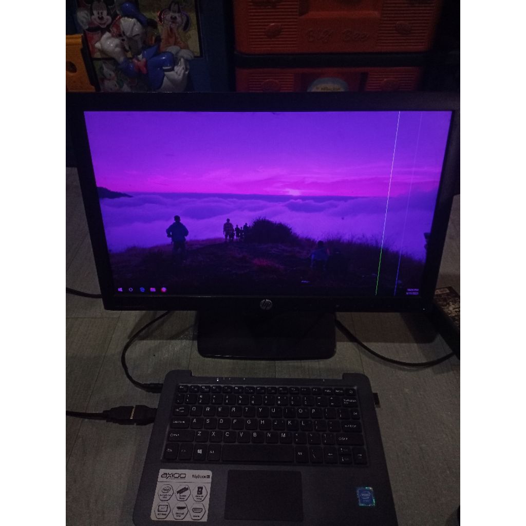 MONITOR HP COMPAQ LE1902X minus garis