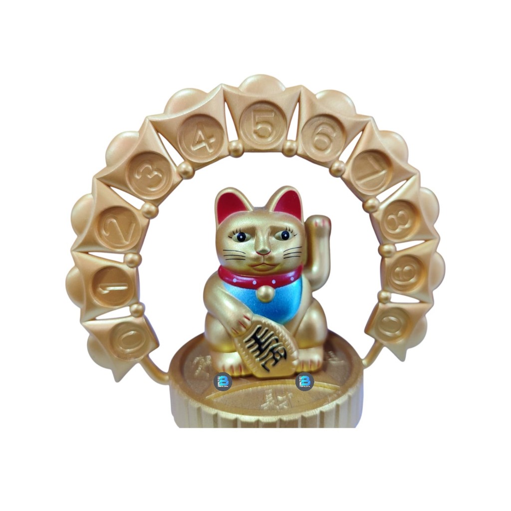 Pajangan patung kucing emas Doff/kucing rezeki/kucing keberuntungan
