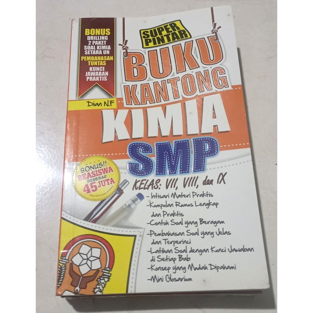 ( OBRAL ) BUKU LATIHAN SOAL SMP // PENDIDIKAN // BUKU KANTONG KIMIA SMP // ORIGINAL