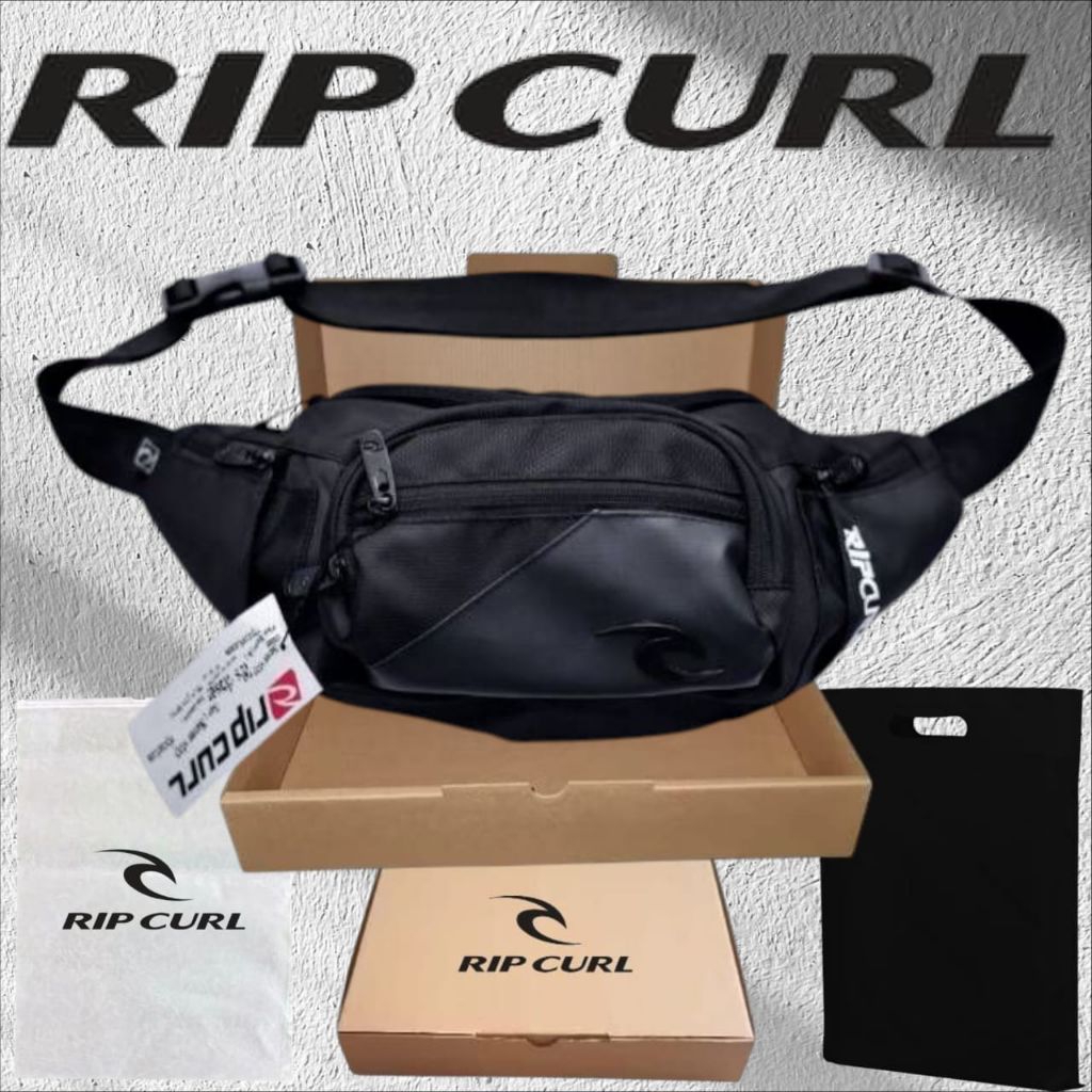 Tas ripcurl logo besi / waistbag ripcurl / tas selempang ripcurl