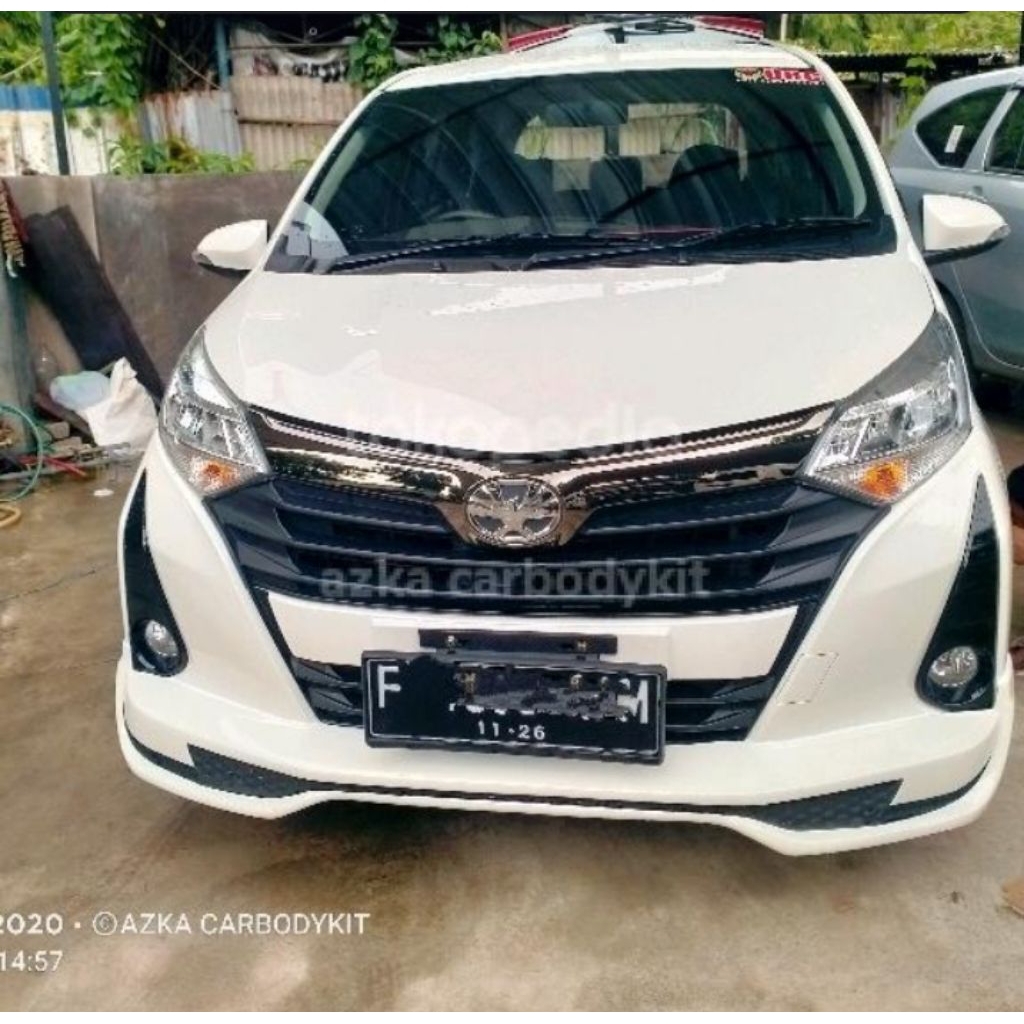 bodykit depan calya warna putih