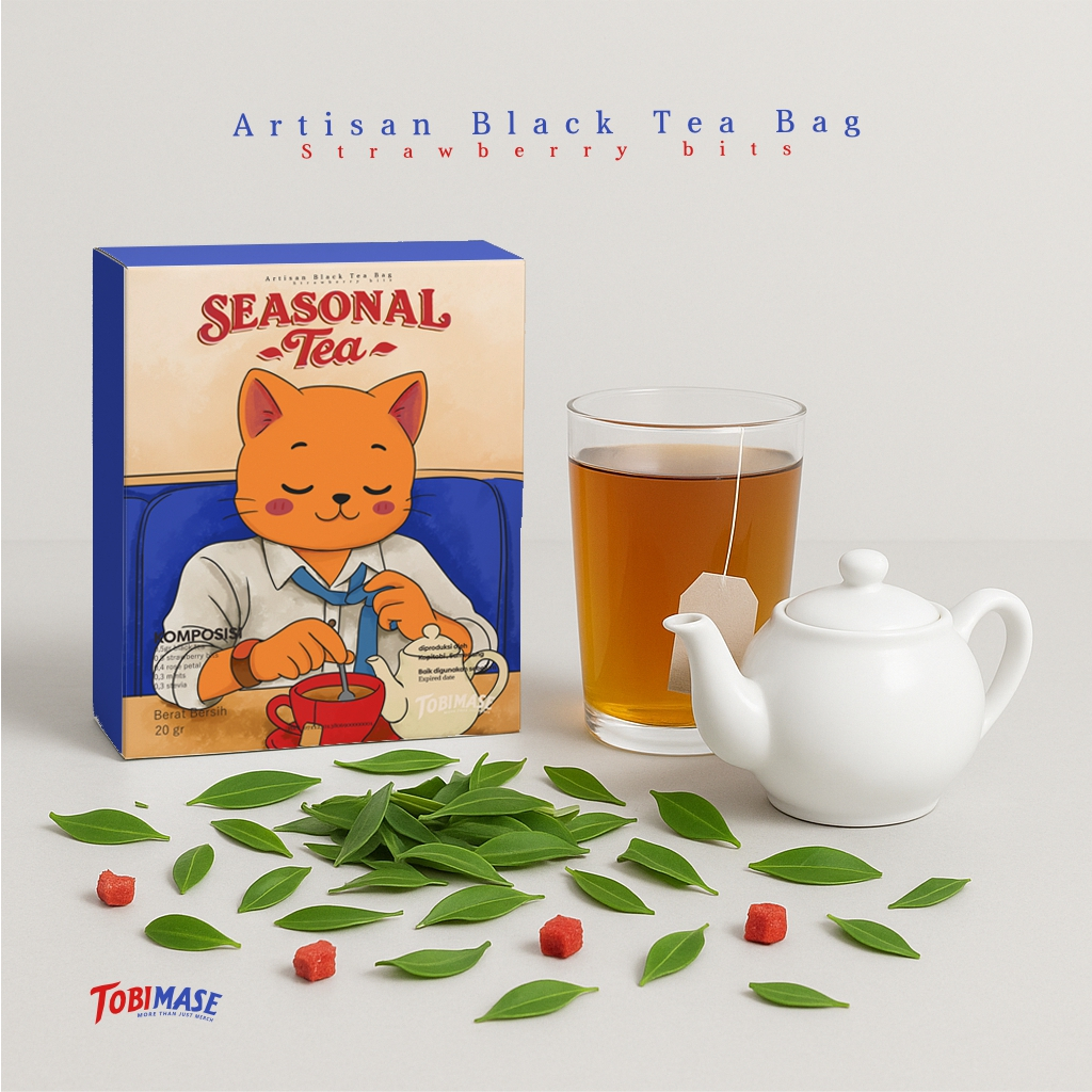 

Tobimase Seasonal Tea Leaves Box | Specialtea Leaves Blend Black Tea Kemasan 5 pack