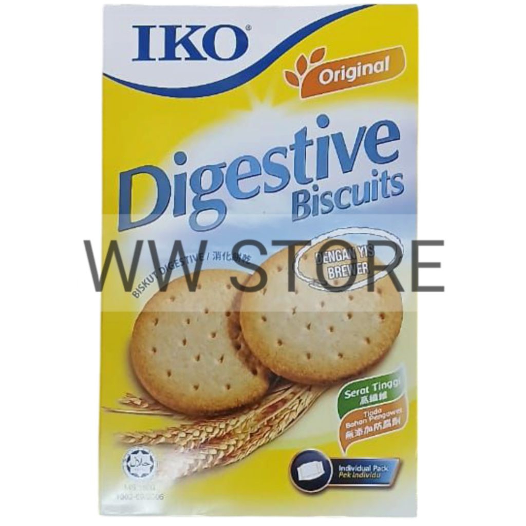 

Biskuit serat tinggi IKO Original Hi - Fibre Digestive Biscuits Biscuit 400g
