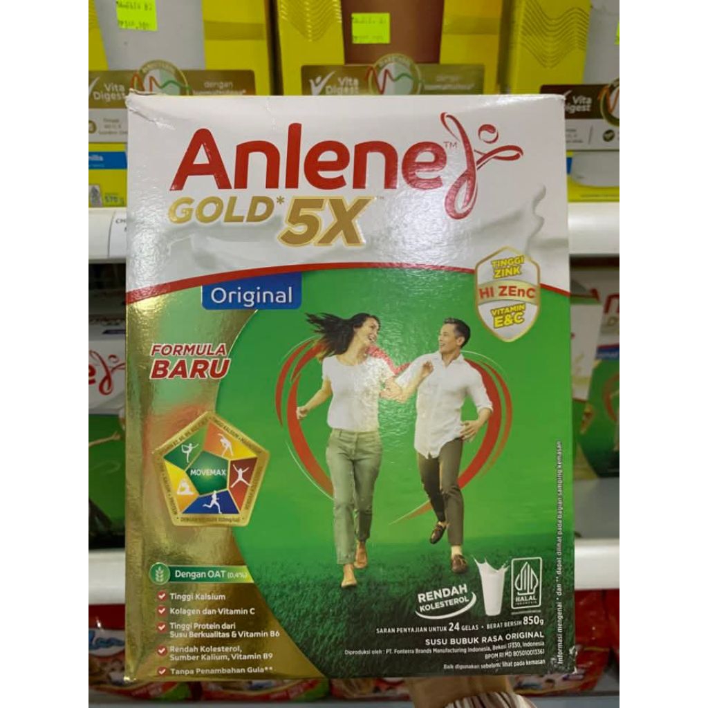 

Anlene gold 5x original vanila & coklat 850g - tulang kuat, sendiri & otot, termurah