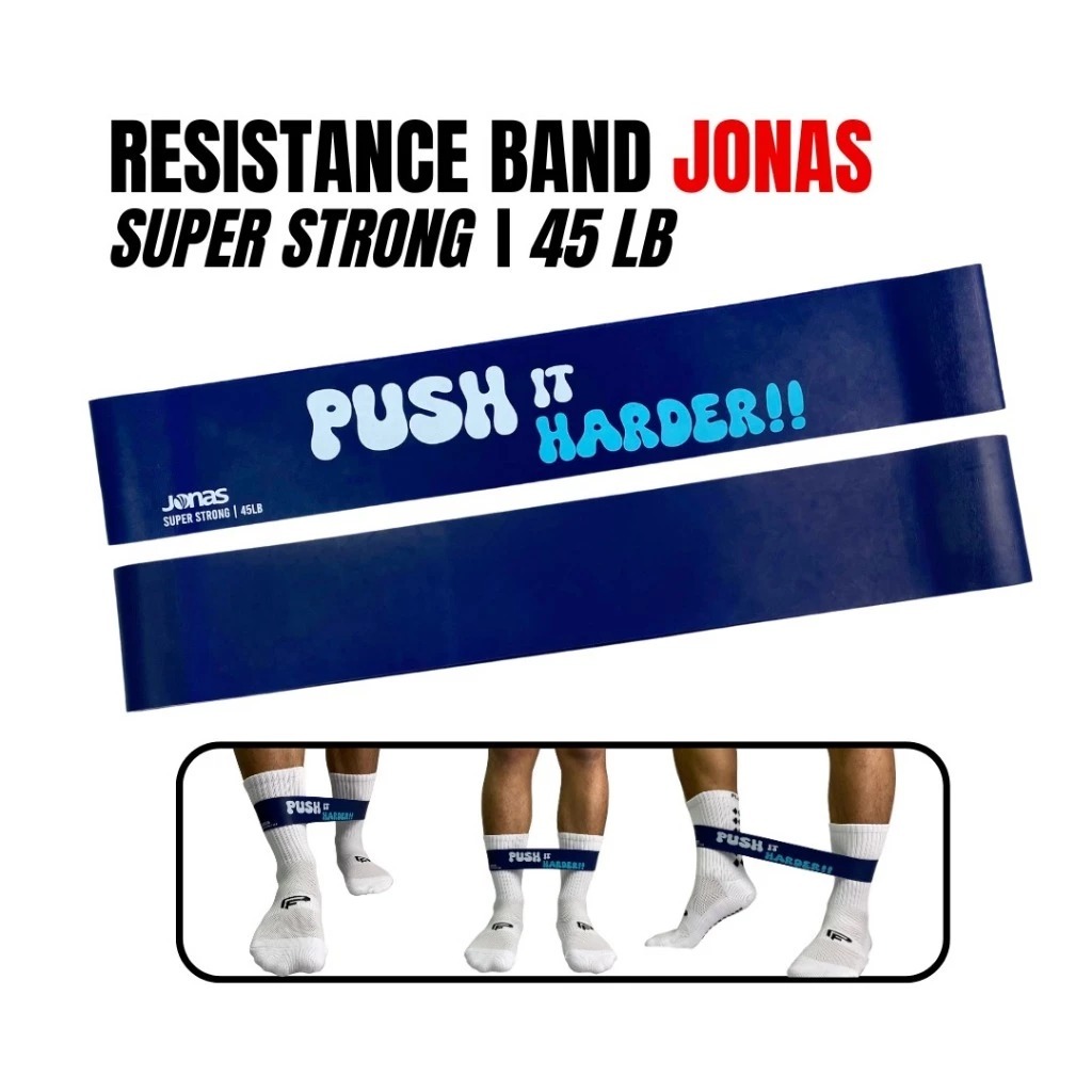 Jonas Resistance Band | Karet Elastis Olahraga Yoga Gym Futsal Sepakbola – Alat Latihan Kaki