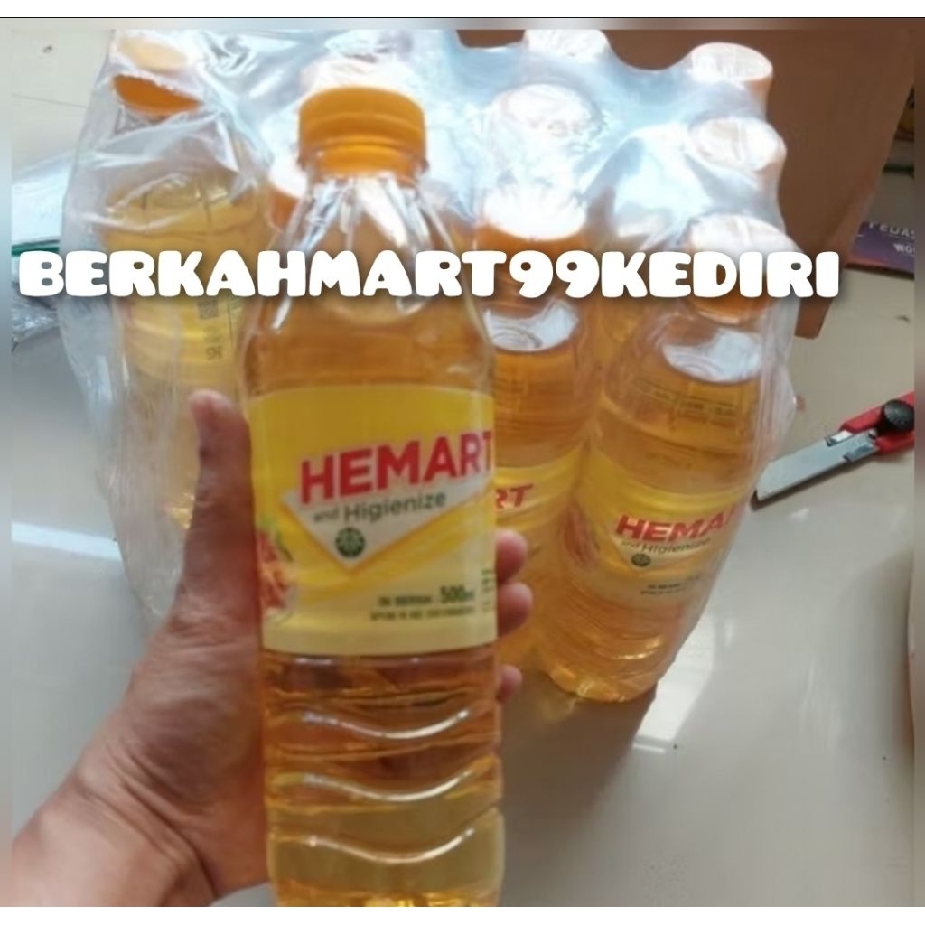 

Minyak goreng 1 PCS hemart kemasan 500 ml